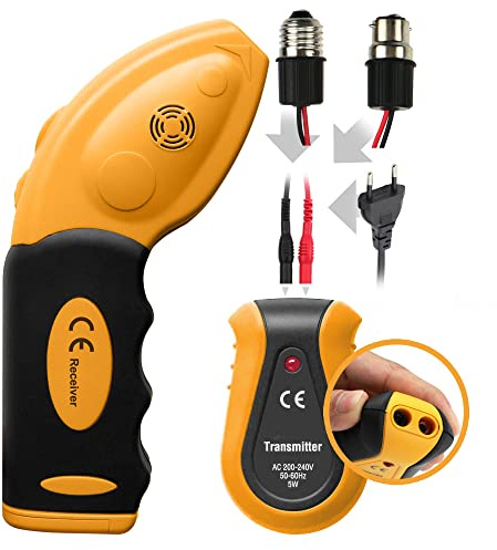 allsun AC 200-240V Circuits Fuses Breaker Non-Contact Voltage Sensor Locate AC Circuits/Fuses Socket Plugs Lamp Outlet Adapters