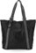 Campomaggi Shopper Big mit Nieten (BxHxT) 40 x 35 x 10 cm, Black