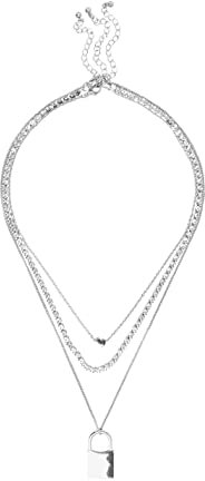 Yours - 3 Pack Padlock Charm Necklace - Women's