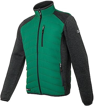 KÜBLER Workwear | KÜBLER PULSE TECH Arbeitshybridjacke | moosgrün/dunkelgrau | Größe L