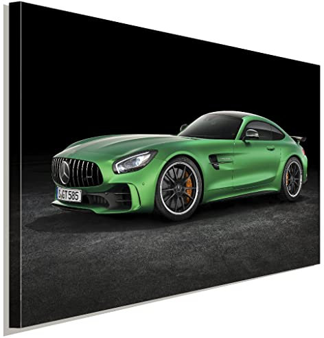 AK ART Mercedes AMG GT Leinwandbild Kunstdruck Mehrfarbig Wandbild Wanddeko XXL (60x40 cm)