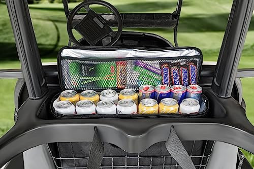 Jaxpare Tragbare Kühltasche für Golfwagen mit OEM-Rückenkorb. Mehrzweck-Eisbeutel nicht nur perfekt für Golfwagen, sondern auch für Picknick, Strand, Arbeit, Reise usw.