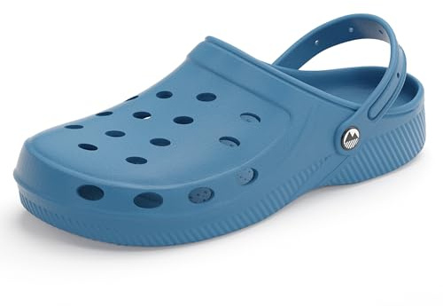 Lakeland Active Men's Silloth Lightweight Ventilated Clogs - Mid Blue - 9 UK