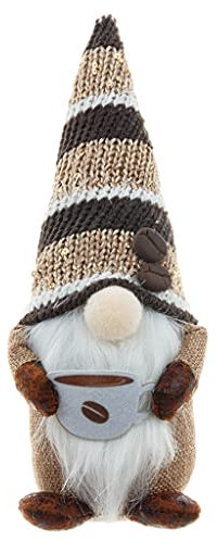 AGONEIR Kaffee Wichtel Kaffee Deko Schwedische Tomte Zwerg Skandinavische Figur Nordische Bauernhaus Home Decor Kaffee Zwerg