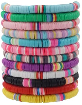 DYLYMX 12 Stück Freundschaftsarmbänder Set Sweet Album Inspiriert Toylor Brief-Armband Böhmisch Konzert Austausch Freundschaftsarmbänder Geschenke für Musik Love Fans (B)