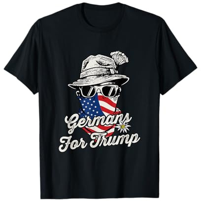 Germans for Trump Lustiges Bayerisches Trump Für Deutschland T-Shirt