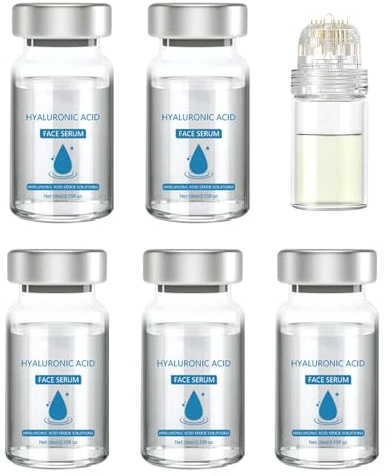 Ninnyi Micro Infusion Facial System With Serum Beauty Lips Kit for Repair Skin Deep Nourishment All Skin Types(5 PCS)