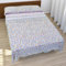H HANSEL HOME Juego de Sábanas Termicas 3 Piezas Pirineo para Cama de 135x190cm, Sábanas Polares de Invierno Ultra Suave, Incluye Sabana Bajera + Encimera + Funda de Almohada - Flores Lila