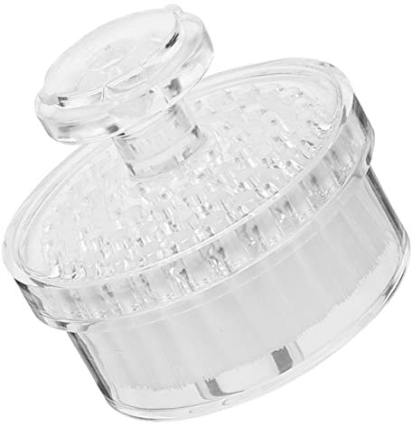 VINTORKY Gesichtswaschbürste Klein Manuelle Reinigungspulver Gesichtsbürste Zum Peeling Für Gesicht Und Mitesser Vorbeugung Kompakt Für Unterwegs Mit Sanfter Massagefunktion