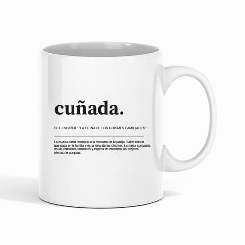 Taza Frase Definición Cuñada Regalo Familia Taza de Cerámica regalos originales (Cuñada)
