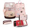 Belmil Premium Comfy Plus ergonomisches Schulranzen Set 5 - teilig, für kleine Kinder/Erstklässler - STAEDTLER, Brustgurt, Hüftgurt, Magnetverschluss (405-73/P/S) (Glam 2)