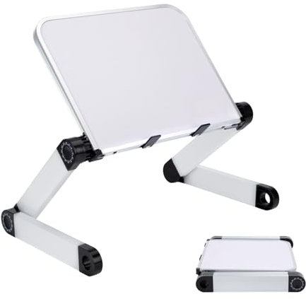 Support de Livre pour Lecture Réglable Pupitre Livre de Cuisine Ergonomique Lutrin Livre Hauteur et Angle Réglable Pliable pour Grands Livres Scolaires Musique, Tablette, Recettes, Table Bureau Lit