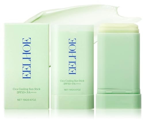 Centella Sunscreen,Centella Sunscreen Stick,Moisturiser Sun Stick,Schneller Sonnenstock,Centella Daily Sun Lotion SPF50+ PA++++,Nicht Fettend,Starker UV-Schutz,Centella Sonnenschutz für Alle Hauttypen