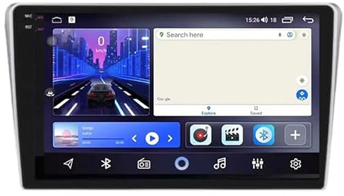 GEBBEM für Toyota Avensis T25 2002-2008,Android 11 9-Zoll-Autoradio,GPS-Navigation,Bluetooth-Unterstützung,4G-WLAN,Mirror Link,In-Dash-Autoradio-Video-Multimedia-Player,Plug-and-Play,T7