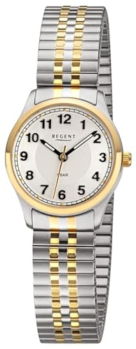REGENT Damen-Armbanduhr mit Zugband Zweifarbig BA-887