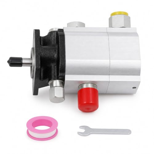 Nakkaa - Pompa idraulica per spaccalegna, silenziosa, portata 13 GPM, pressione 3000 psi, velocità di rotazione 3000 giri/min, 5,5 CV - 7,5 CV, con chiave inglese e nastro di tenuta