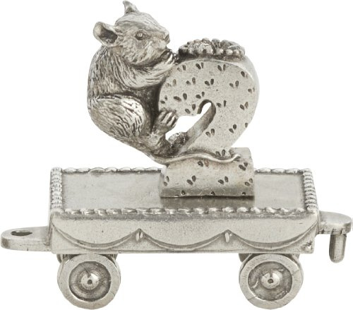 Danforth Birthday Mouse Train Candleholder | Pewter Handcrafted in USA