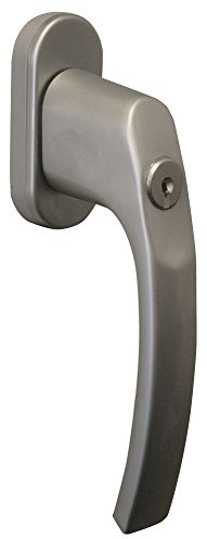 Alpertec Fenstergriff Rasterolive absperrba chrom satiniert beschichtet Rasterung 45 Grad Fensterolive für hohe Beanspruchung, 40121010