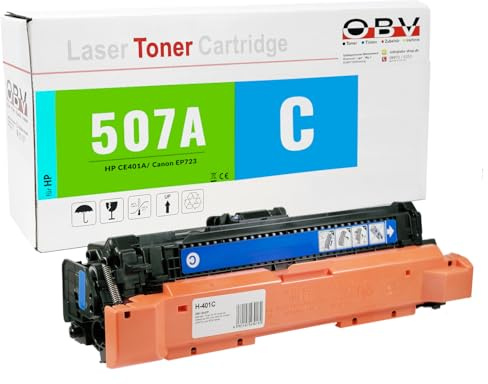 OBV 507A Toner kompatibel HP Color LaserJet Managed M575cm Color LaserJet Managed MFP M575dnm LaserJet Enterprise 500 Color M551dn LaserJet Enterprise 500 Color M551n Cyan ca. 7.000 Seiten
