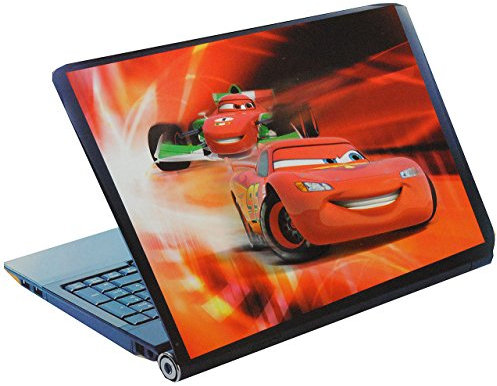 alles-meine.de GmbH Laptop Sticker 27,5 cm * 36,5 cm kürzbar - Cars Auto Lightning Junge Mc Queen Aufkleber Folie - Notebook/Notebooksticker