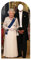 falksson Fotowand Aufsteller Queen & Partner in Lebensgröße 189 cm