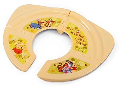Kinder faltbarer Reise WC Aufsatz Toilettentrainer Klapp-Toilettensitz Disney Winnie Pooh