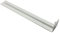 5 x UPVC Plastic Fascia Board Straight Butt Joint White 300mm Round Edge Profile