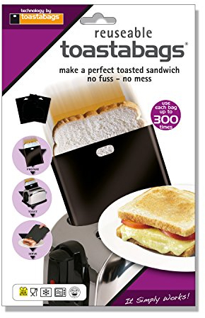 Toastabags Black-300 Use Toastbeutel 300 Verwendung (10 Stück), acryl, Schwarz, 10er-Pack
