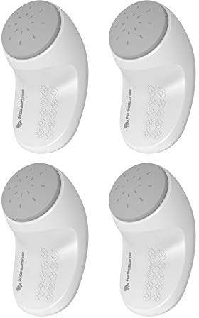 Eudemon Adjustable Door Guard Door Stop, Finger Pinch Guard for Child Proofing (4 Pack, White)