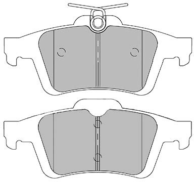 BRAKE PADS Vauxhall Vectra 02-08