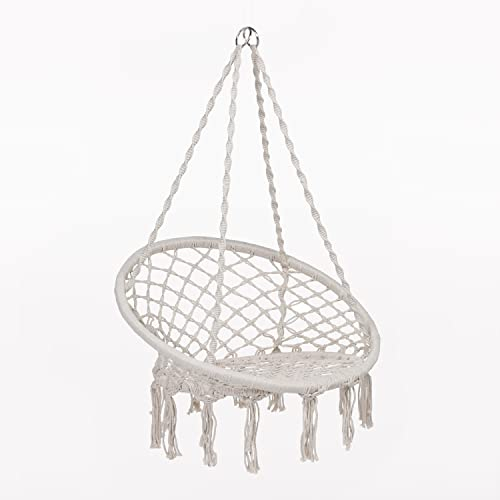 SKLUM Bahli Garten-Hängesessel Eierschale