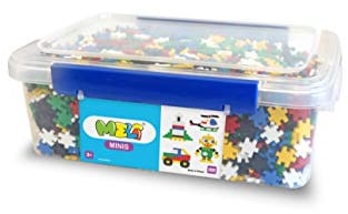 Meli Minis EDU 2800 | 2800 Bunte Bausteine für kreatives Bauen | Konstruktionsspielzeug für Kinder ab 3 Jahren | Perfekt für Mosaike, 3D-Modelle & Gruppenaktivitäten | Inkl. Aufbewahrungsbox