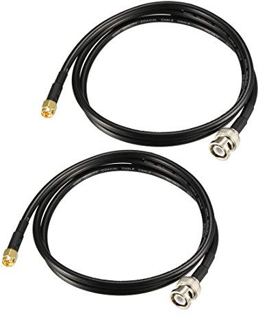 Sourcingmap RG58 - Cavo coassiale con connettori BNC maschio a SMA maschio, 50 Ohm