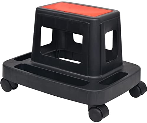 vidaXL Werkstatthocker Rollhocker Rollsitz mit Ablage und Staufächern 150 kg