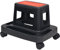 vidaXL Werkstatthocker Rollhocker Rollsitz mit Ablage und Staufächern 150 kg