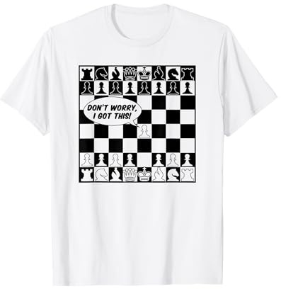 Funny Chess Shirt for Men Boys Checkerboard Chess Board Maglietta