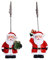 Amosfun 2 Stücke Weihnachtsmann Figur Tisch Fotohalter Weihnachten Tischdeko Metall Fotoständer Tischkartenhalter Kartenhalter Memohalter Zettelhalter Tischnummern Clip für Hochzeit Deko