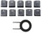 UNF 10 Stück / Packung Tastenkappen für Corsair K70 K65 K95 mechanische Tastatur RGB STRAFE