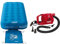 Coleman Airbed Extra Durable Single, Camping bed, Flocked Single Air Bed, Inflatable Air Mattress, Heavy Duty Airbed, Comfort Blow Up Bed & 12 Volt Quick Pump - Red, 20.5 x 0 x 12.5 cm
