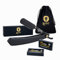 Bloony® Professional Freihandrasierer BLACK MODE Version mit Holzgriff, Herren Bart Set 10 Derby Premium Klingen (20 kaputt) - Italienisches Design - Herren Geschenkidee