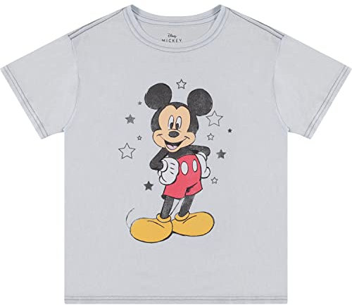 Disney Damen T-Shirt, Blau, Groß