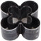 2 StüCke Blume Leder Stanzform 4 Blatt Blume Form Leder Hohl Stanzform Legierter Stahl FüR Geschichtete Stoff Lederprodukte mit Aufbewahrungsbox