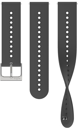 SUUNTO 22 URB4 Silikon Armband Kompatibel Race, Vertical, 9 Peak Pro, 9 Peak, 5 Peak, Watch Strap Weiches Silikon Ersatzband 22mm Slate Gray S+M