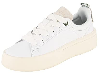 Lacoste Femme 45SFA0040 Baskets, WHT/Off WHT, 37.5 EU