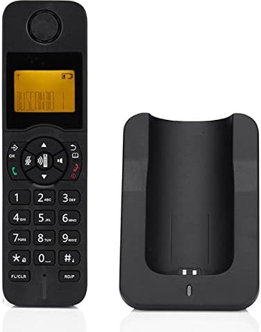 BINOXY Handset Cordless Phone For Home With Answering Machine, Expandable Up To 5 Handsets, Intercom And Long Range