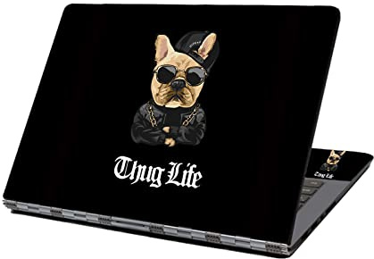 Laptop Skin Aufkleber Aufkleber 13 13,3 14 15 15,4 15,6 Zoll Laptop Vinyl Skin Sticker Cover Art Decal Protector Notebook PC (Hund)
