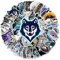 Wolf-Aufkleber für Laptop (50 Stück), Geschenk für Kinder, Teenager, Erwachsene, Mädchen, Jungen, wasserdichte Aufkleber für Wasserflasche, Wolf-Vinyl-Aufkleber für Scrapbook, Telefon, Milch