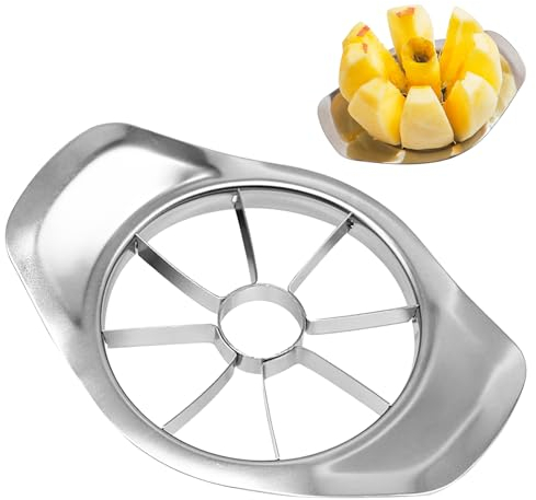 Thgtao Apfelschneider Edelstahl, Obstschneider, Apfelentkerner, Apfelteiler Mit 8 Klingen Zum Schneiden Von Obst Und Gemüse