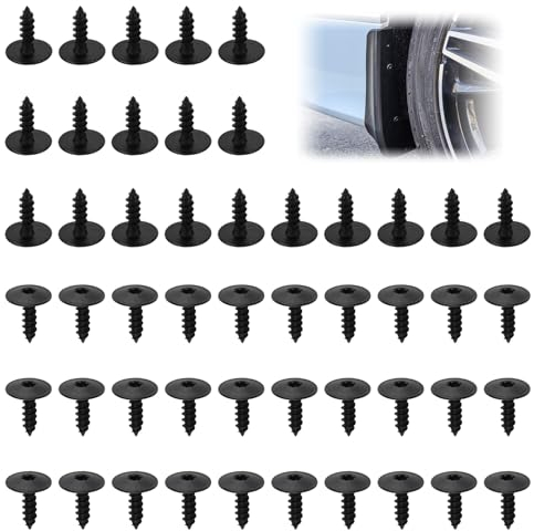 Hochwertige Selbstschneidende Schrauben M5x16mm (50 Stück) – Rostfreie Manganstahl Schrauben für Auto Kotflügel, Radabdeckungen, Stoßstangen und Mehr