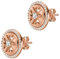 Emporio Armani Women's Rose Gold-Tone Sterling Silver Stud Earrings, EG3594221